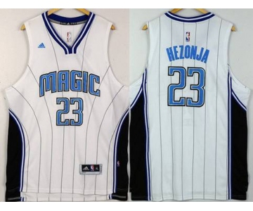 Men's Orlando Magic #23 Mario Hezonja Revolution 30 Swingman 2015 New White Jersey