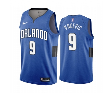 Nike Magic #9 Nikola Vucevic Blue 2019-20 Statement Edition NBA Jersey