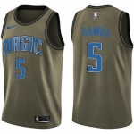 Nike Orlando Magic #5 Mohamed Bamba Green NBA Swingman Salute to Service Jersey