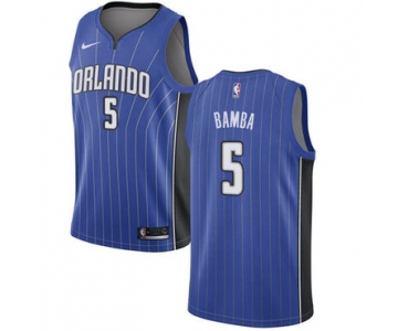 Nike Orlando Magic #5 Mohamed Bamba Royal NBA Swingman Icon Edition Jersey