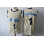 Orlando Magic #1 Hardaway Blue Throwback Jersey