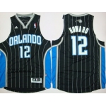 Orlando Magic #12 Dwight Howard Revolution 30 Swingman Black Jersey