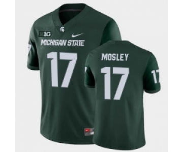 Men Michigan State Spartans #17 Tre Mosley College Football Green Game Jersey