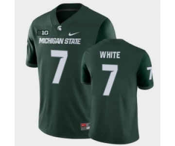 Men Michigan State Spartans #7 Ricky White College Football Green Game Jersey