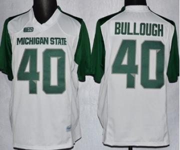 Michigan State Spartans #40 Max Bullough 2013 White Jersey