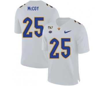 Pittsburgh Panthers 25 LeSean McCoy White 150th Anniversary Patch Nike College Football Jersey