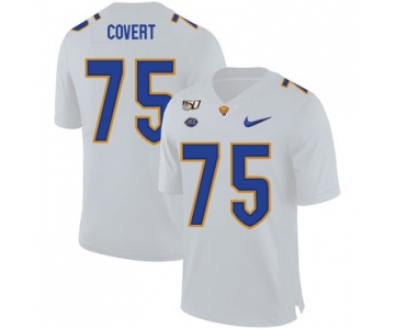 Pittsburgh Panthers 75 Jimbo Covert White 150th Anniversary Patch Nike College Football Jersey