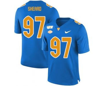 Pittsburgh Panthers 97 Jabaal Sheard Blue 150th Anniversary Patch Nike College Football Jersey