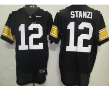 Iowa Hawkeyes #12 Ricky Stanzi Black Jersey