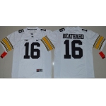 Men's Iowa Hawkeyes #16 C. J. Beathard White Limited Stitched College Football Nike NCAA Jersey