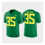 Men Oregon Ducks 35 Green Game Jersey