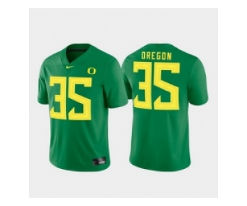 Men Oregon Ducks 35 Green Game Jersey