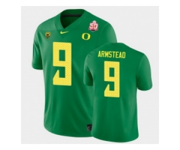 Men Oregon Ducks Arik Armstead 2021 Fiesta Bowl Green Game Jersey 0A