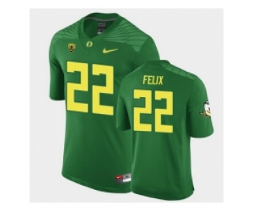 Men Oregon Ducks Darrian Felix Replica Green Game Football Jersey