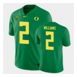 Men Oregon Ducks Devon Williams College Football Green Game Jersey