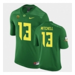 Men Oregon Ducks Dillon Mitchell Replica Green Game Football Jersey