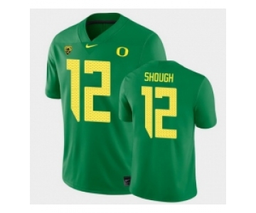 Men Oregon Ducks Tyler Shough College Football Green Game Jersey