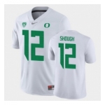 Men Oregon Ducks Tyler Shough Game White College Football Jersey