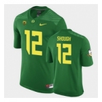 Men Oregon Ducks Tyler Shough Replica Green Game Football Jersey