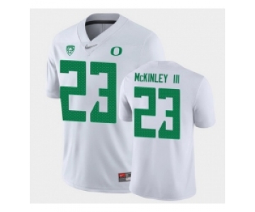 Men Oregon Ducks Verone Mckinley Iii Game White College Football Jersey