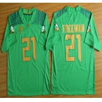 Oregon Duck #21 Royce Freeman Light Green College Football Nike Limited Jersey