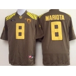 Oregon Duck #8 Marcus Mariota 2013 Brown Limited Jersey