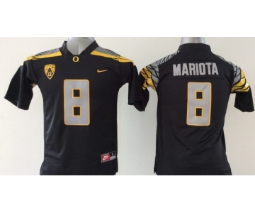 Oregon Duck #8 Marcus Mariota 2014 Black Limited Jersey
