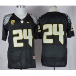 Oregon Ducks #24 Thomas Tyner 2013 Black Elite Jersey