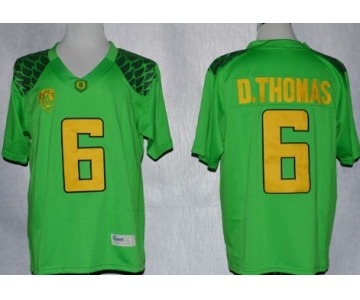 Oregon Ducks #6 DeAnthony Thomas 2013 Light Green Limited Jersey