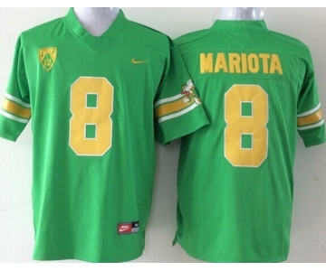 Oregon Ducks #8 Marcus Mariota 1994 Green Throwback 20TH Jersey