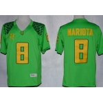 Oregon Ducks #8 Marcus Mariota 2013 Light Green Limited Jersey