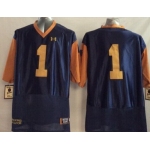 Notre Dame Fighting Irish #1 Greg Bryant 2014 Blue With Yellow Jersey