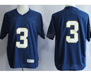 Notre Dame Fighting Irish #3 Joe Montana 2013 Navy Blue Jersey