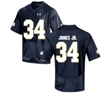 Notre Dame Fighting Irish 34 Tony Jones Jr. Navy College Football Jersey