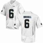 Notre Dame Fighting Irish 6 KeiVarae Russell White College Football Jersey