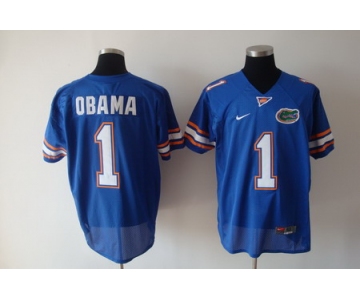 Florida Gators #1 Obama Blue Jersey