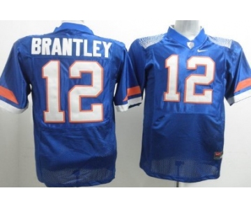 Florida Gators #12 John Brantley Blue Fighting Jersey