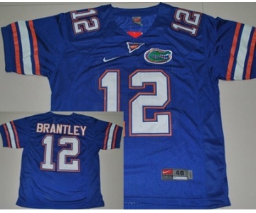 Florida Gators #12 John Brantley Blue Jersey