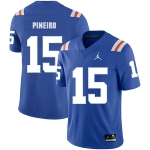 Florida Gators 15 Eddy Pineiro Blue Throwback College Football Jersey