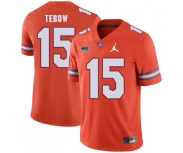 Florida Gators 15 Tim Tebow Orange College Football Jersey