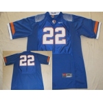 Florida Gators #22 Emmitt Smith Blue Fighting Jersey