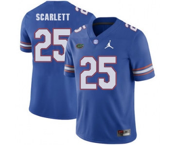 Florida Gators 25 Jordan Scarlett Blue College Football Jersey