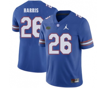 Florida Gators 26 Marcell Harris Blue College Football Jersey