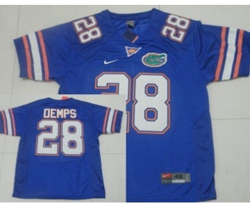 Florida Gators #28 Jeff Demps Blue Jersey