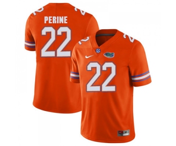 Florida Gators Orange #22 Lamical Perine Football Player Performance Jersey