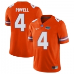 Florida Gators Orange #4 Brandon Powell Football Player Performance Jersey