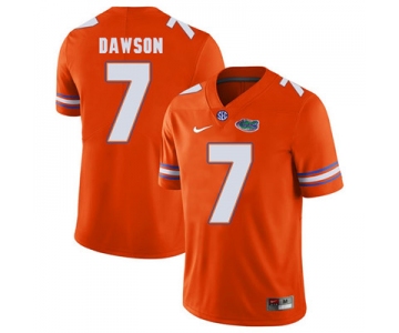 Florida Gators Orange #7 Duke Dawson Football Player Performance Jersey