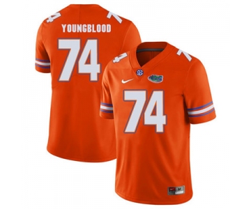 Florida Gators Orange #74 Jack Youngblood Football Player Performance Jersey