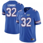 Florida Gators Royal Blue #32 Adarius Lemons Football Player Performance Jersey