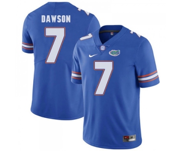 Florida Gators Royal Blue #7 Duke Dawson Football Player Performance Jersey